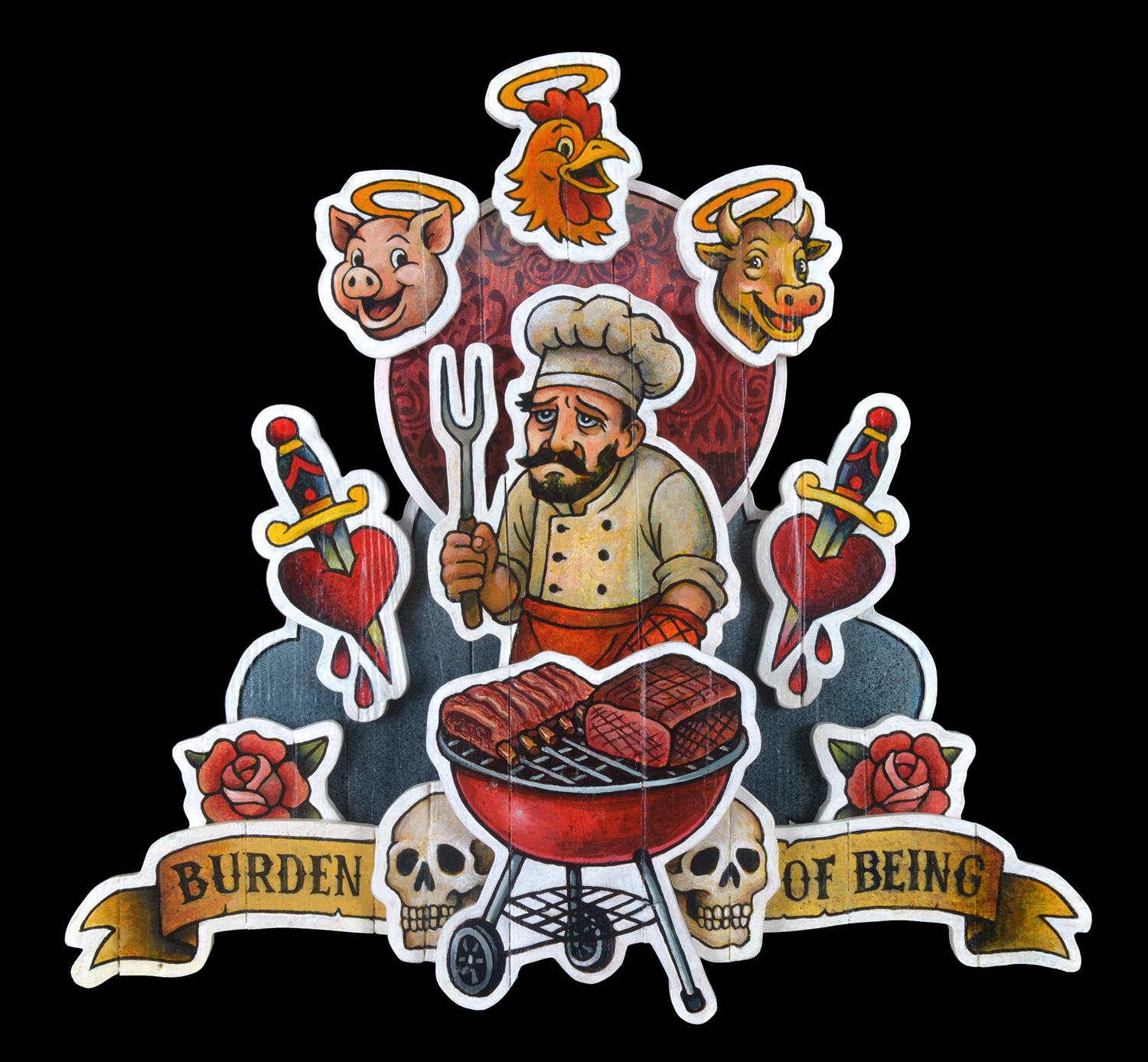 barbeque and the burden of being - LO